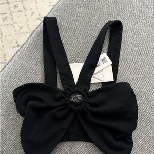 Zara Black Crop Top